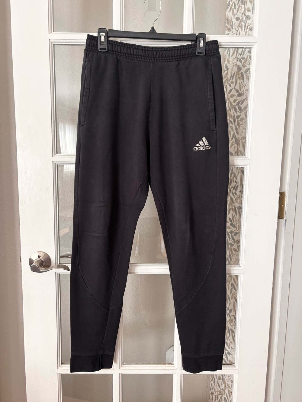 ADIDAS Black Jogger Sweatpants Sz M